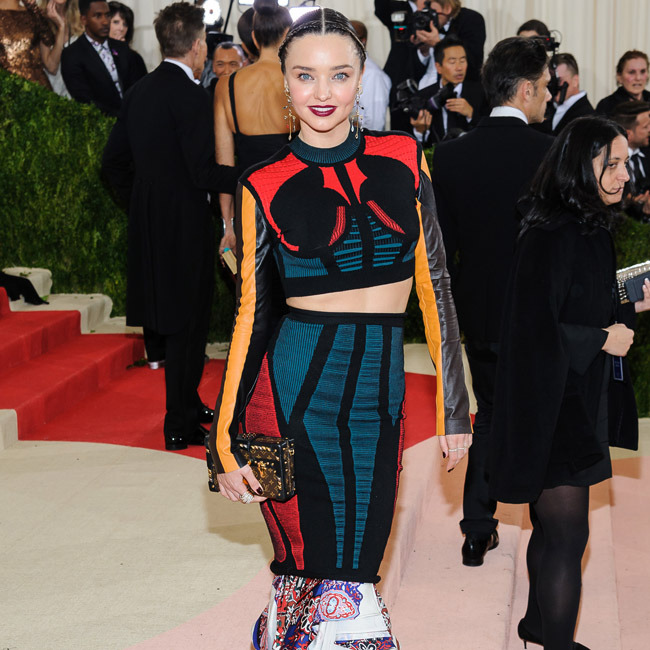 Metropolitan Museum of Art Costume Institute Gala: Manus x Machina: Fashion in the Age of Technology Pictured: Miranda Kerr Ref: SPL1274156 020516 Picture by: Wallberg / Splash News Splash News and Pictures Los Angeles: 310-821-2666 New York: 212-619-2666 London: 870-934-2666 photodesk@splashnews.com 