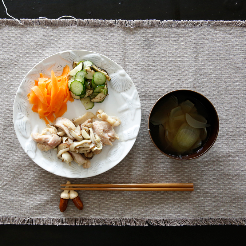 講評には、「主菜と副菜のバランスがよかった。調理法・味付けがシンプルだった」というコメントが（涙）