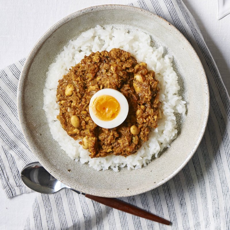 大豆とさばのドライカレー