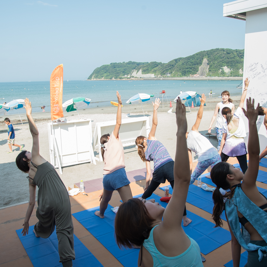 「Yoga Trip -Beach session-」の様子