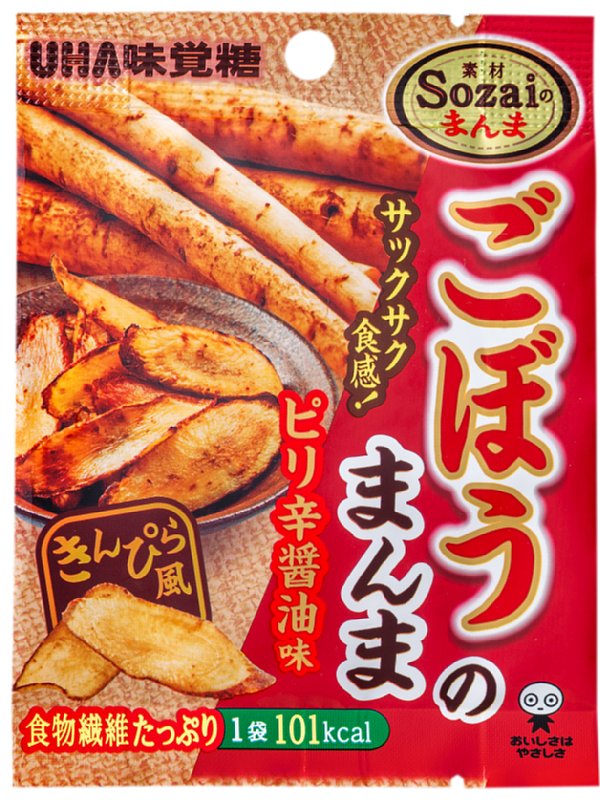 『Sozaiのまんま　ごぼうのまんま　ピリ辛醤油』（UHA味覚糖）／149円（税込）