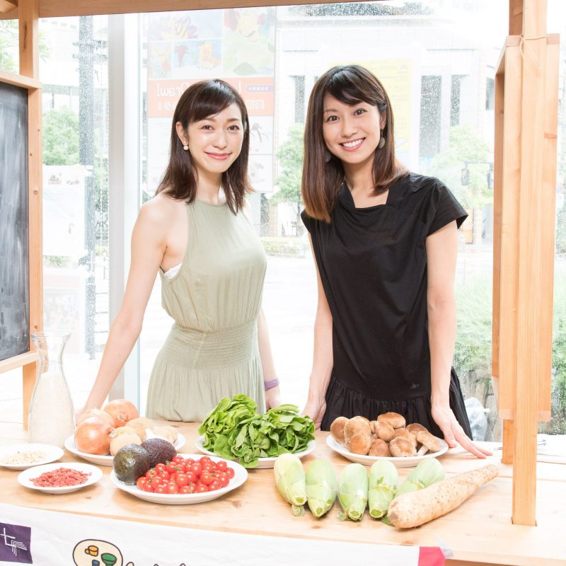 熊澤枝里子さん（左）と酒井千佳さん