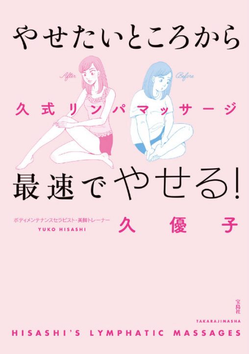 『やせたいところから最速でやせる！久式リンパマッサージ』の表紙