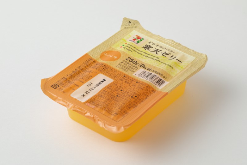 『寒天ゼリーカロリー0 みかん味』（セブン-イレブン）100円（税込）