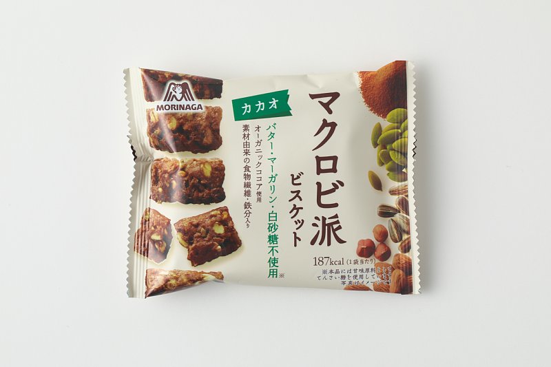 『37g　マクロビ派ビスケット＜カカオ＞』（森永製菓）162円（税込）