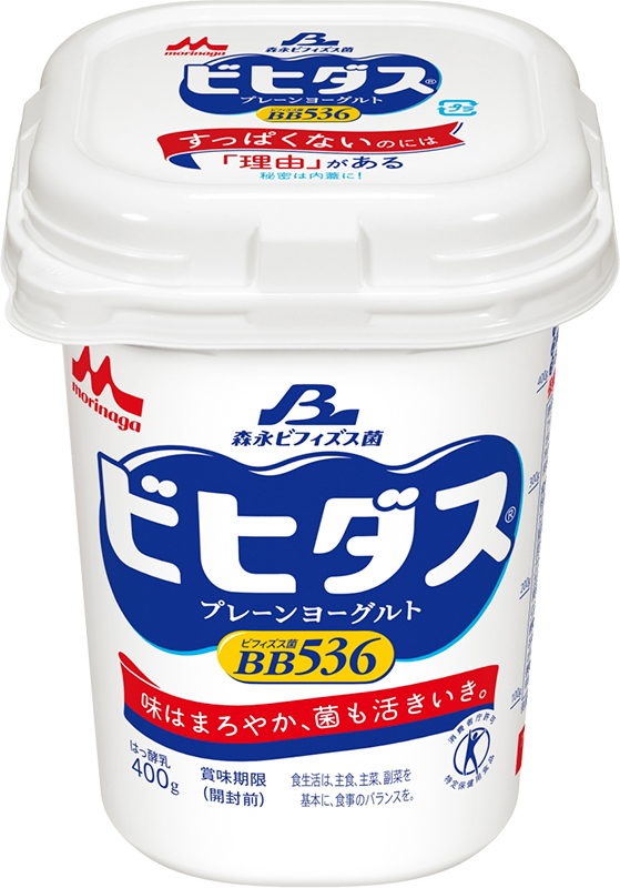 ビヒダス　プレーンヨーグルト／森永乳業の商品写真