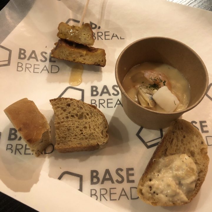 BASE BREAD試食メニュー