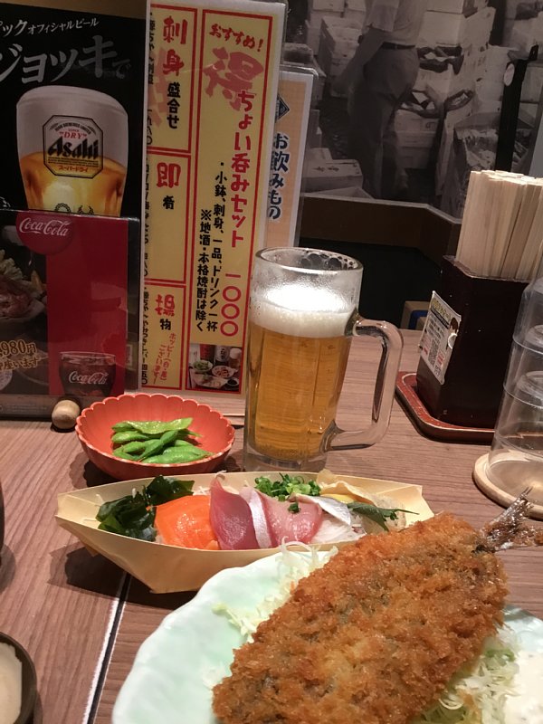 居酒屋のちょい呑みセット