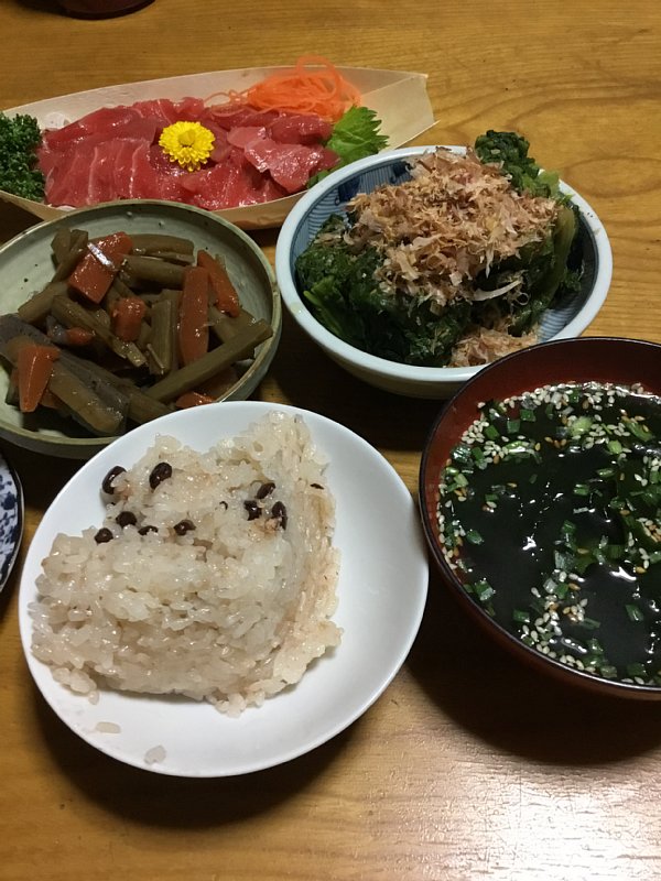 オバ記者の実家で出された夕食