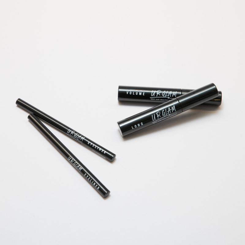 『UR GLAM LIQUID EYELINER（ユーアーグラム リキッドアイライナー）』（全2色）、『UR GLAM LONG LASH MASCARA（ユーアーグラム ロングラッシュ マスカラ）』、『UR GLAM VOLUME LASH MASCARA（ユーアーグラム ボリュームラッシュ マスカラ）』