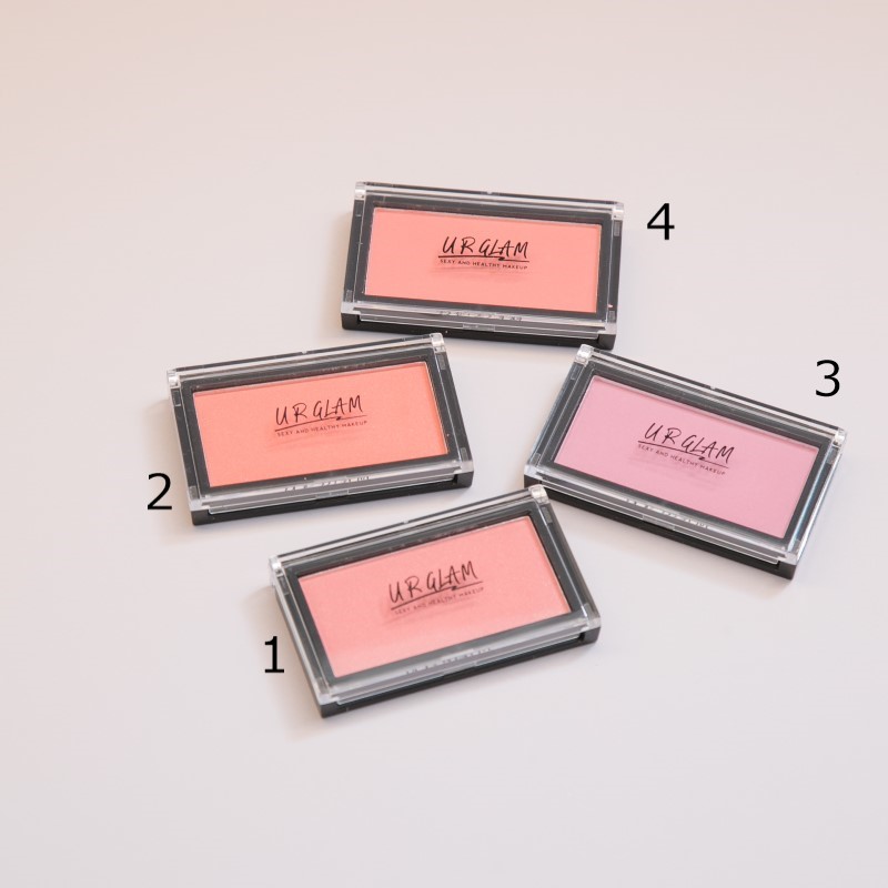 『UR GLAM DAILY CHEEK BLUSH（ユーアーグラム デイリー チークブラッシュ』（全4色）【1】『ピンク』【2】『コーラル』【3】『パープル』【4】『ピンクページュ』