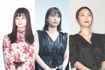 吉岡里帆は黒のレザー調で大人っぽく！異彩放つ女優4人のワンピコーデ術【ファッションチェック】