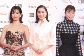 松岡茉優はシースルー、水原希子は超ミニ！女優7人の“主役ドレス”集【ファッションチェック】