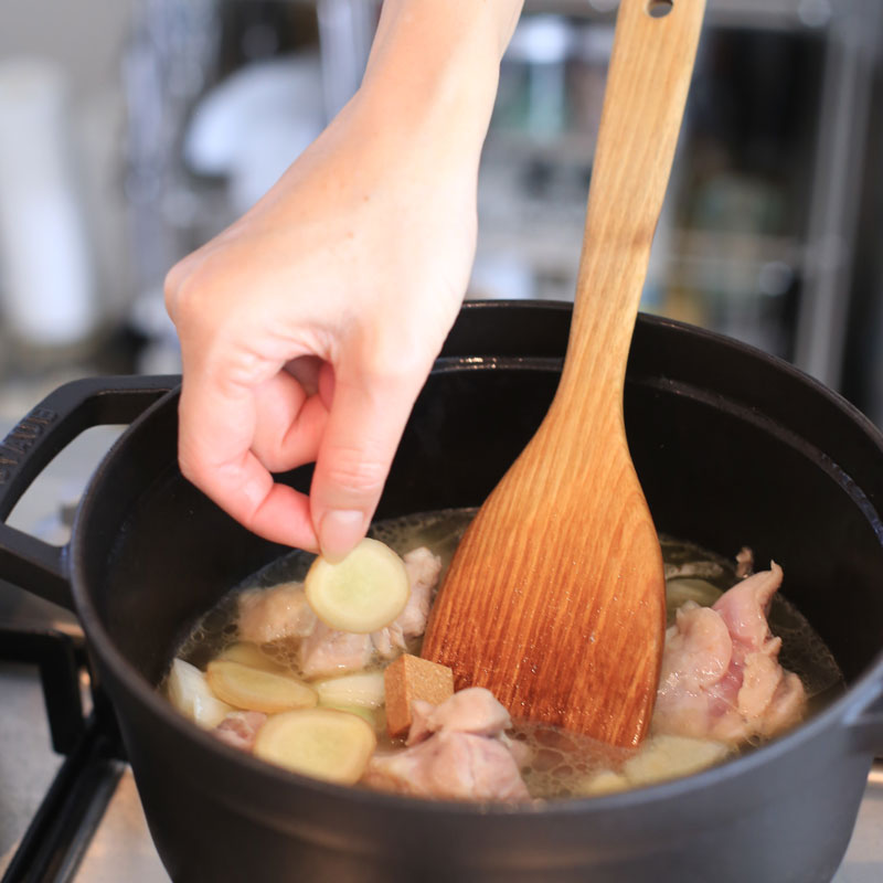 市橋有里がレシピ考案した「さつまいものクリームジンジャーSOUP」