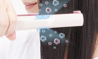 プラズマクラスター搭載ヘアアイロン、髪を傷つけずにクセをキープ