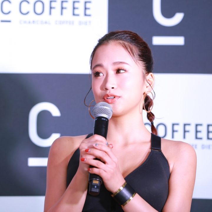 『C COFFEE』発表会に登場した田辺莉咲子