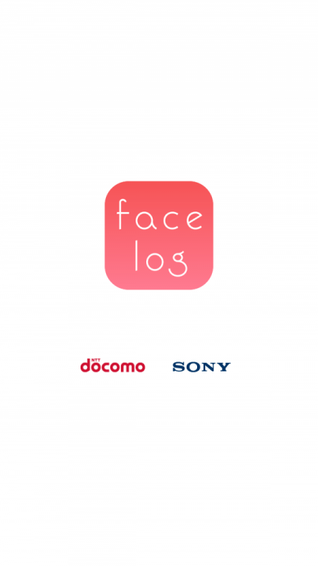 スキンケアアプリ「facelog」のトップ画面