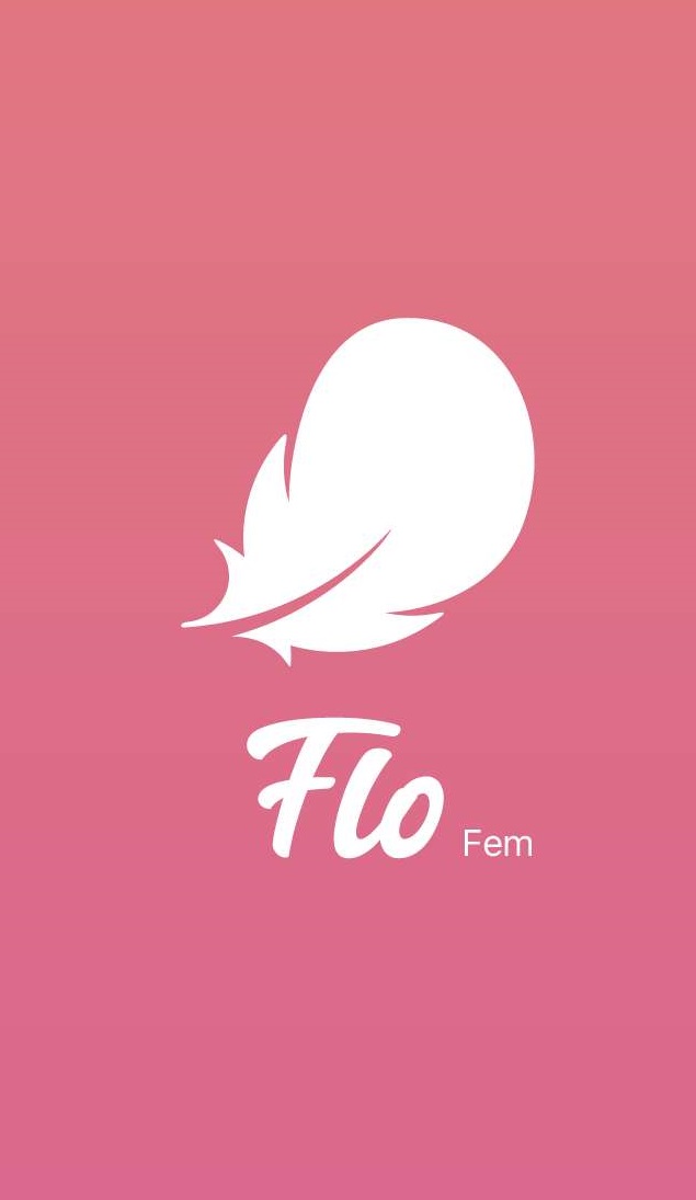 アプリ「Flo」のTOP画面