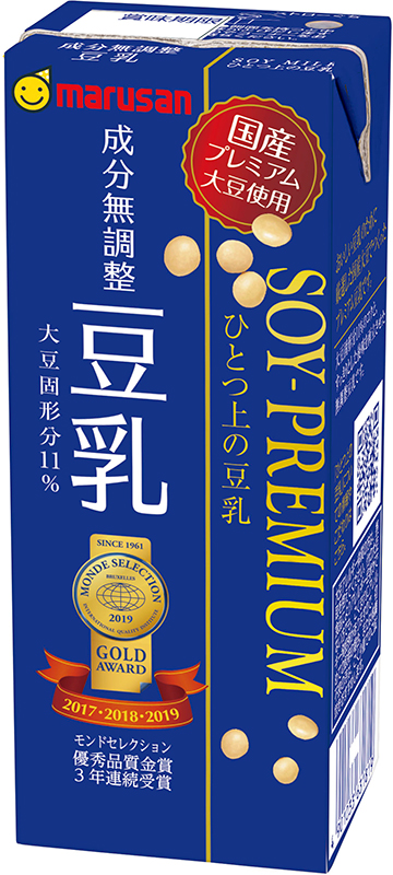 ソイプレミアム ひとつ上の豆乳成分無調整豆乳