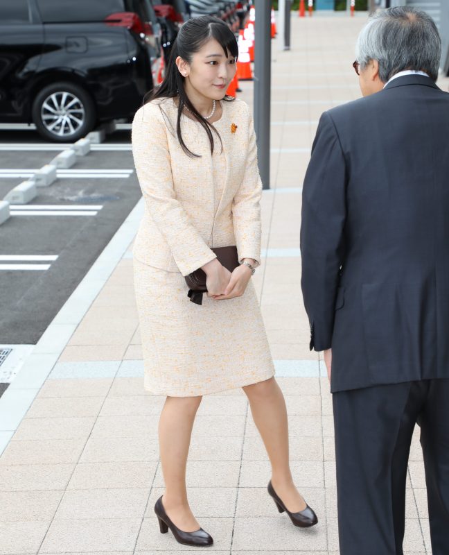 国体に合わせ茨城県を訪問され、フェンシング競技を観戦された眞子さま