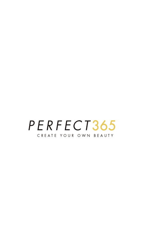 アプリ「PERFECT365」のトップ画面