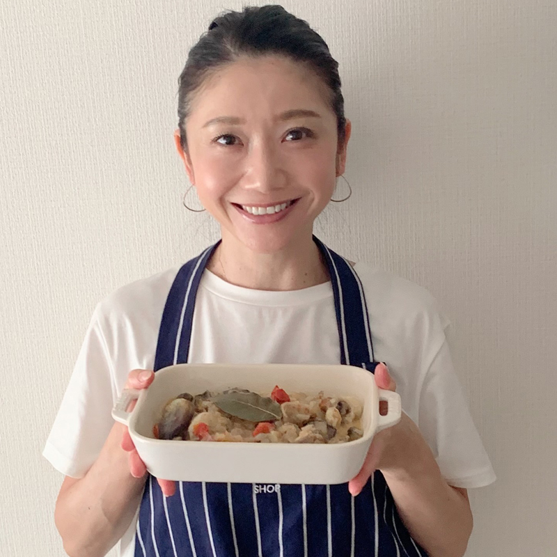 市橋有里がレシピ考案した「豚肉となすのとろとろ煮」