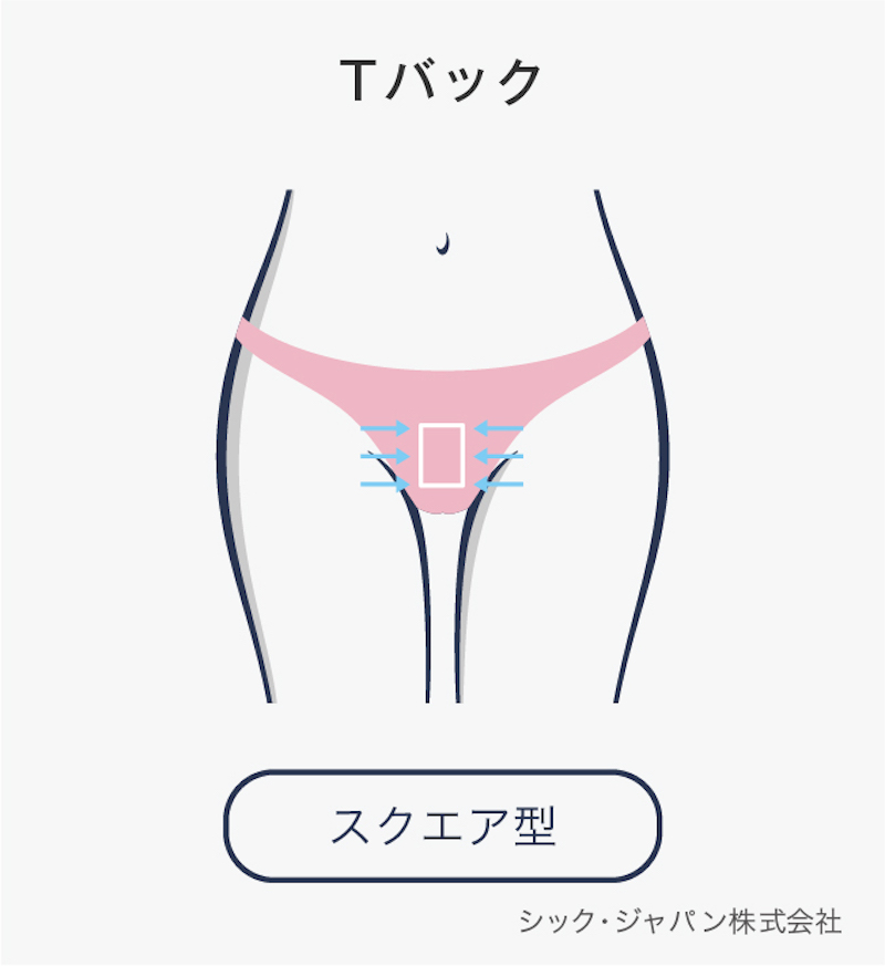 Tバックにオススメのケアを紹介した画像