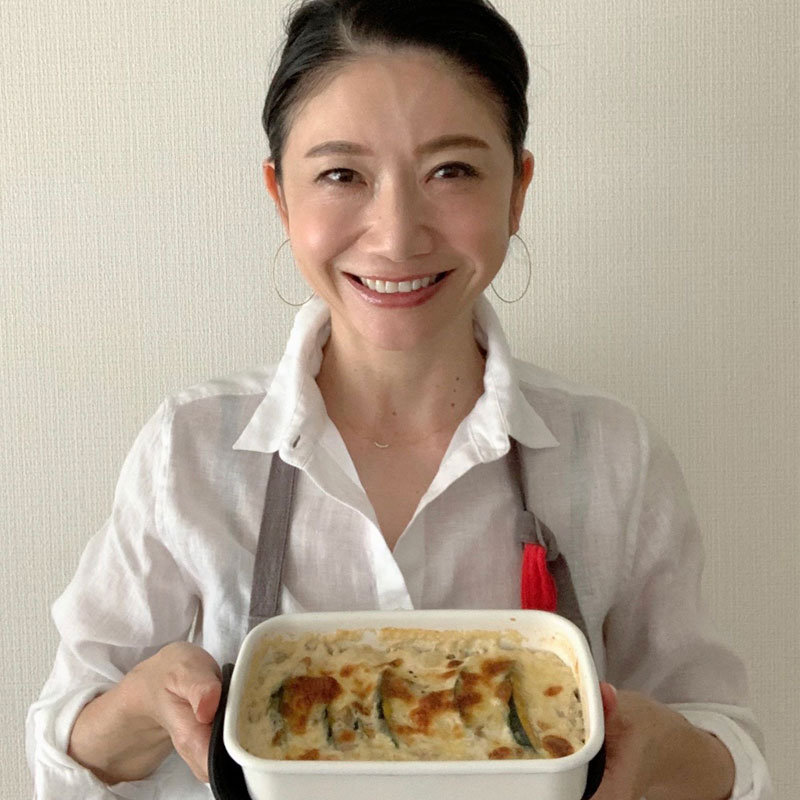 市橋有里がレシピ考案した「豆乳クリームグラタン」