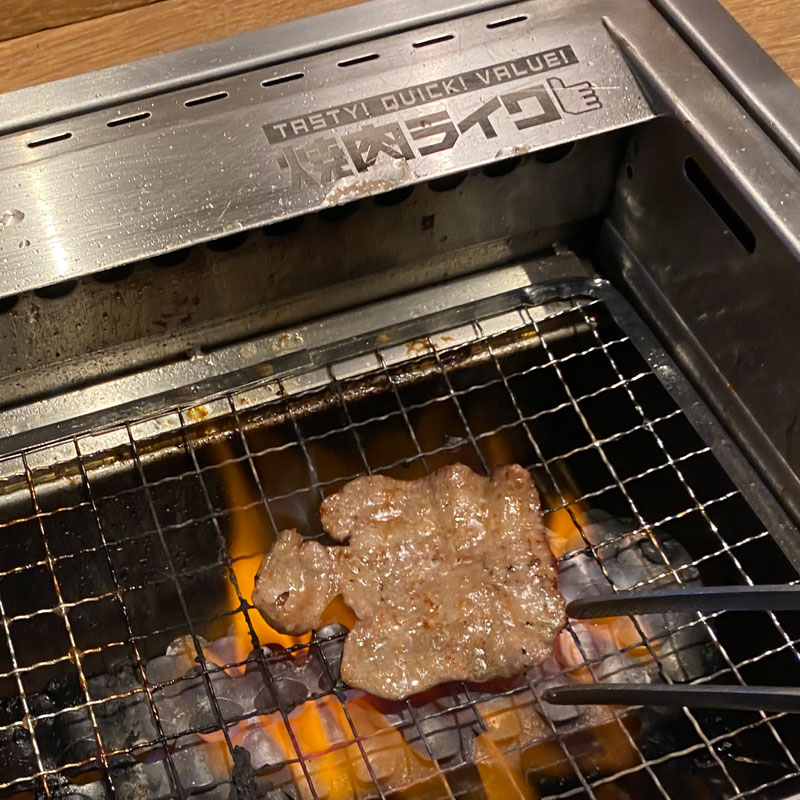 焼き肉ライクの焼肉