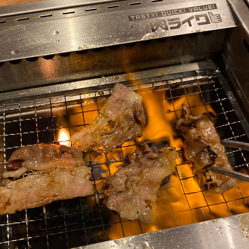 焼き肉ライクの焼肉