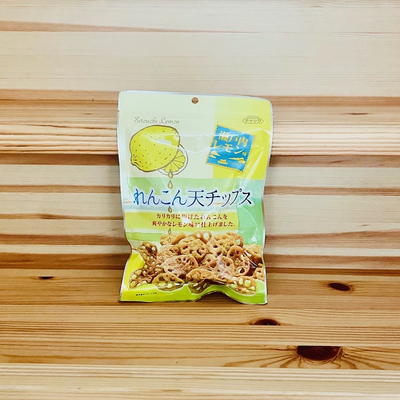 『れんこん天チップス瀬戸内レモン味』（ダイコー食品）330円（税抜・編集部調べ）