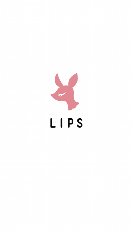 コスメレビューアプリ「Lips」のトップ画面