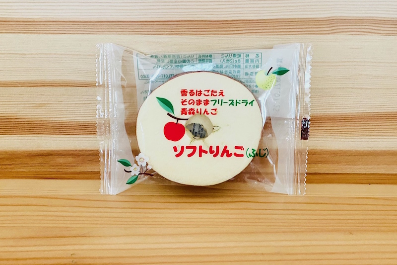 はとや製菓のソフトりんご　ふじ　1袋（2枚入）