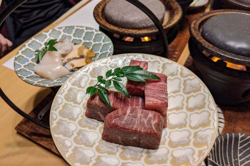 海と山に囲まれた恵まれた箱根ならではの食材。海の恵みは、鮑・海老・帆立