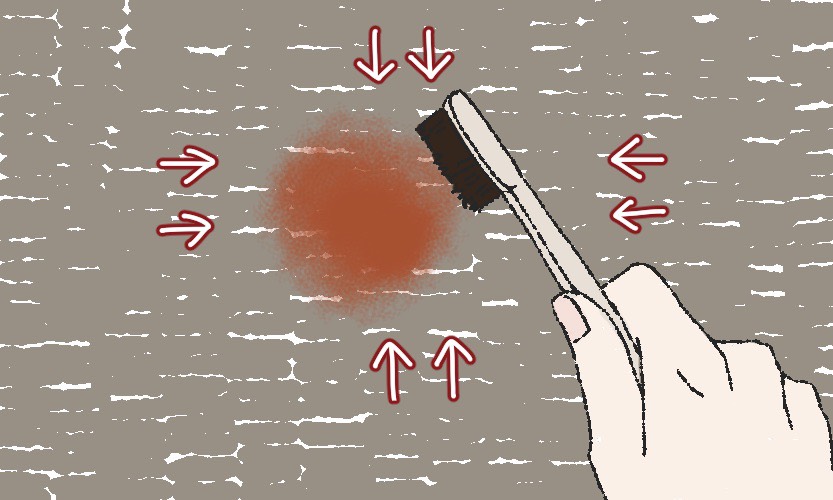 カーペットについたキムチの汚れを落とす手順2