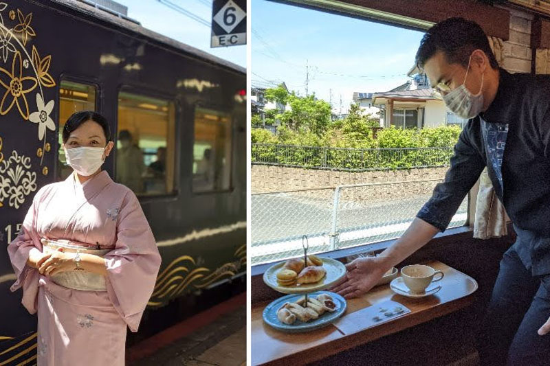 観光列車「〇〇のはなし」車内サービス