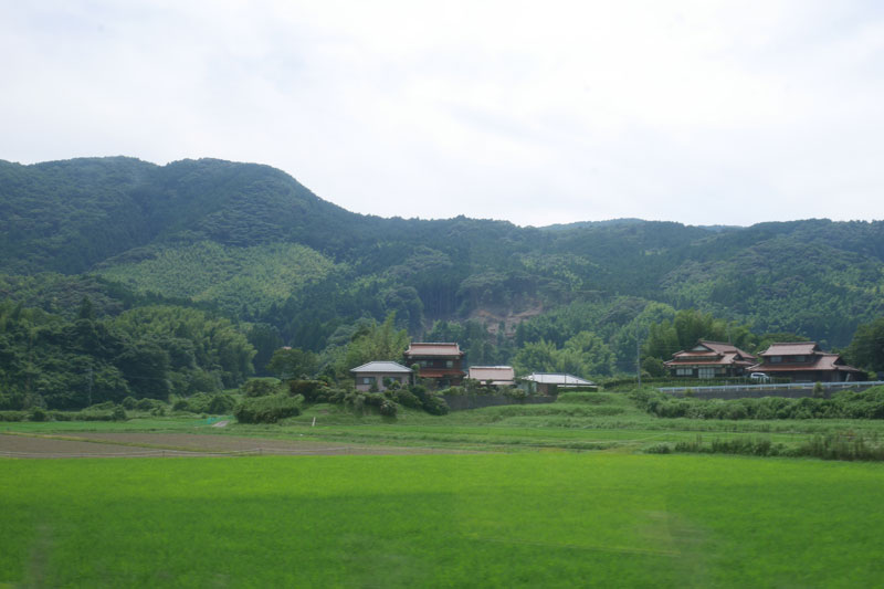 厚狭駅近くの風景