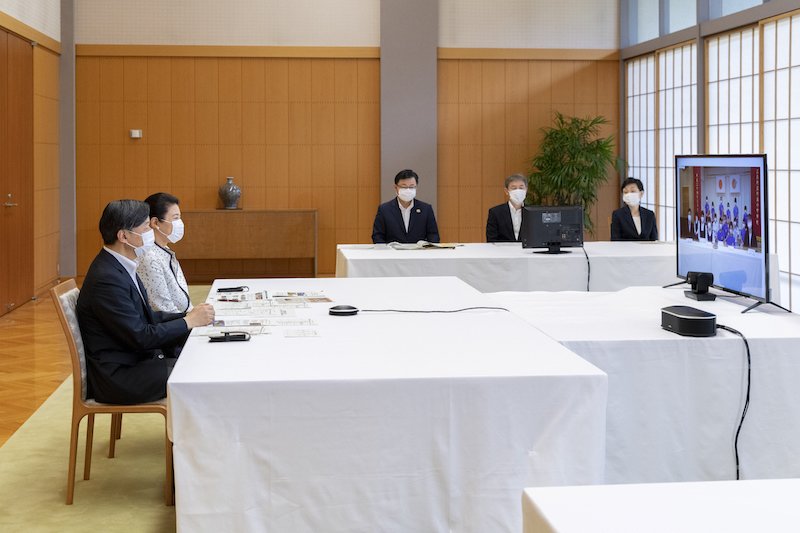 こどもの日にちなみ、熊本県と鹿児島県の学校をオンラインにてご視察された天皇皇后両陛下