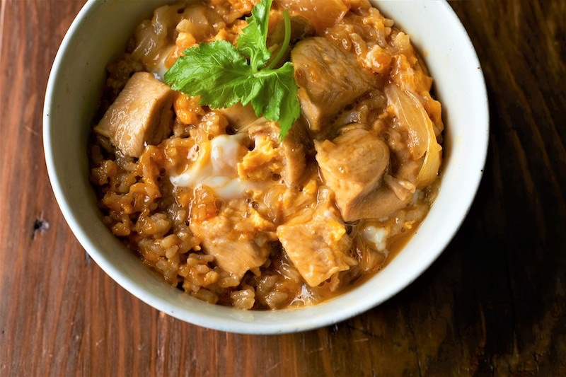 炊飯器で作った親子丼