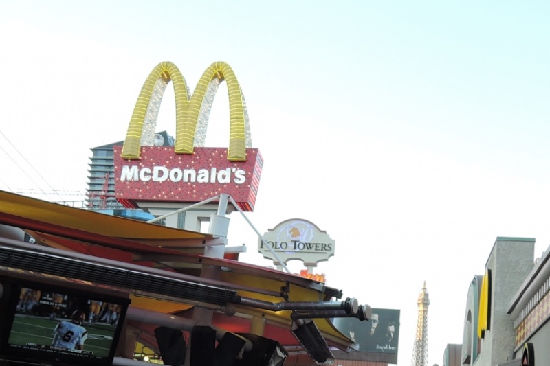 マクドナルドの看板