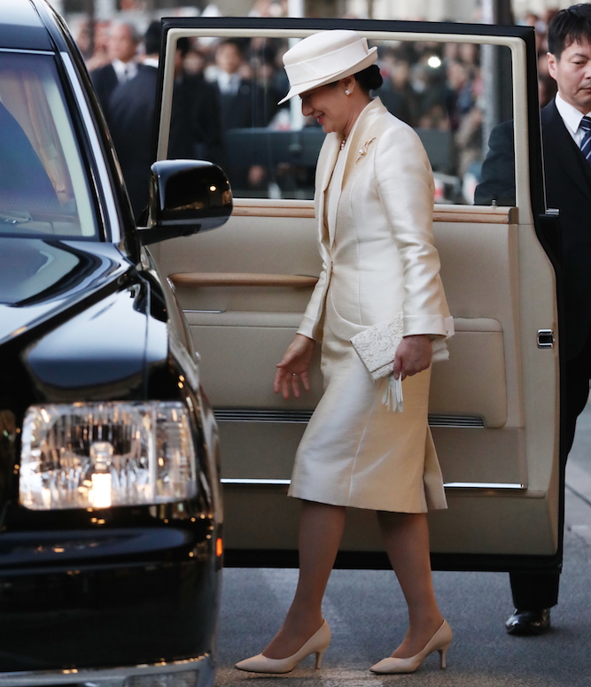 ツヤ感があることでドレッシー感も倍増（2019年11月21日、Ph／JMPA）