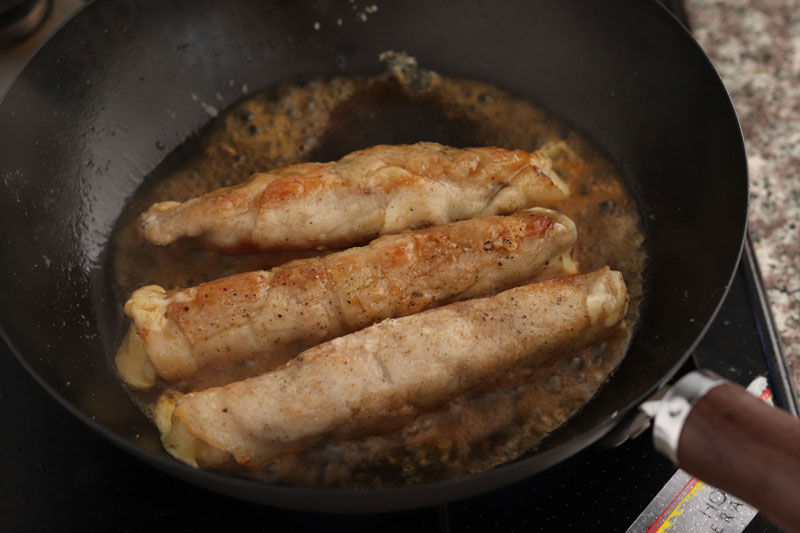 「大葉チーズ肉巻き」