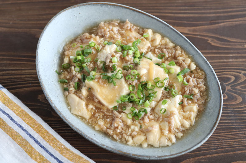 とろ～り絶品！簡単に作れる「極上 豆腐の鶏そぼろあん」