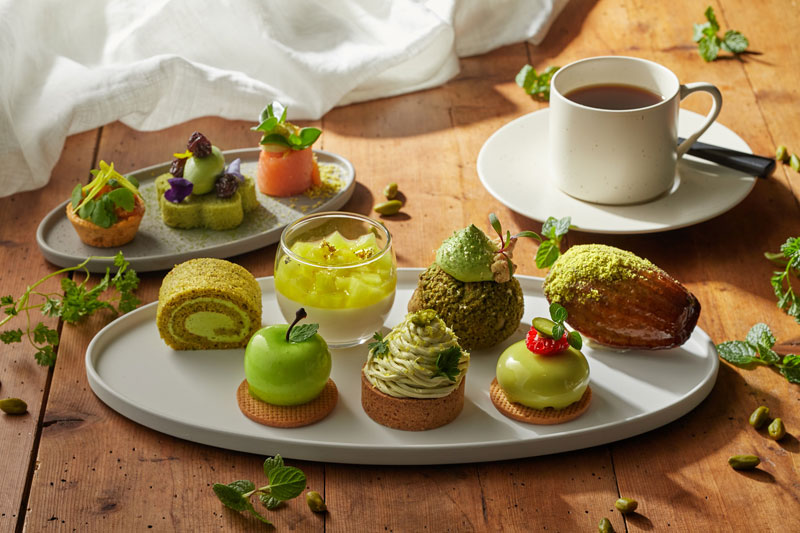 「Pistachio Green Afternoon Tea / Sweet Afternoon Tea」