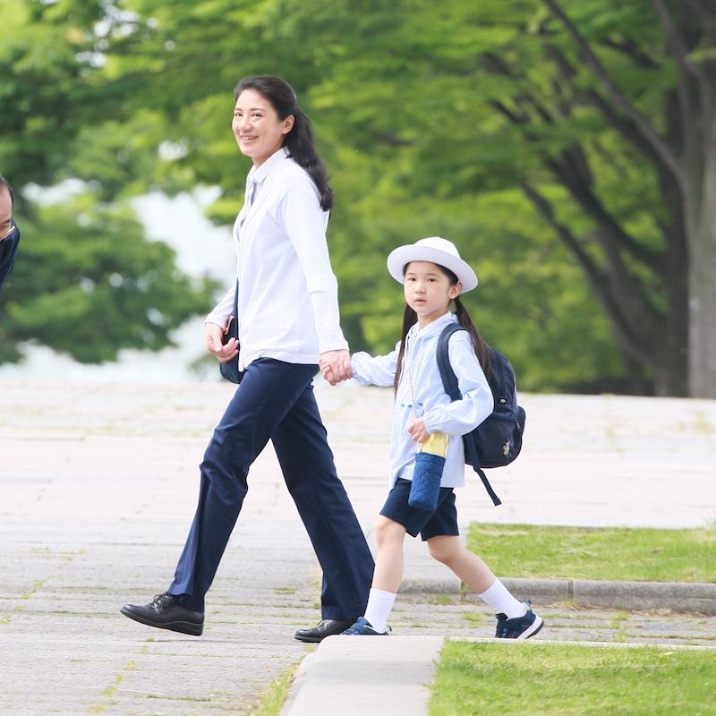 学習院初等科の遠足で葛西臨海公園へ（2008年5月19日、Ph／JMPA）