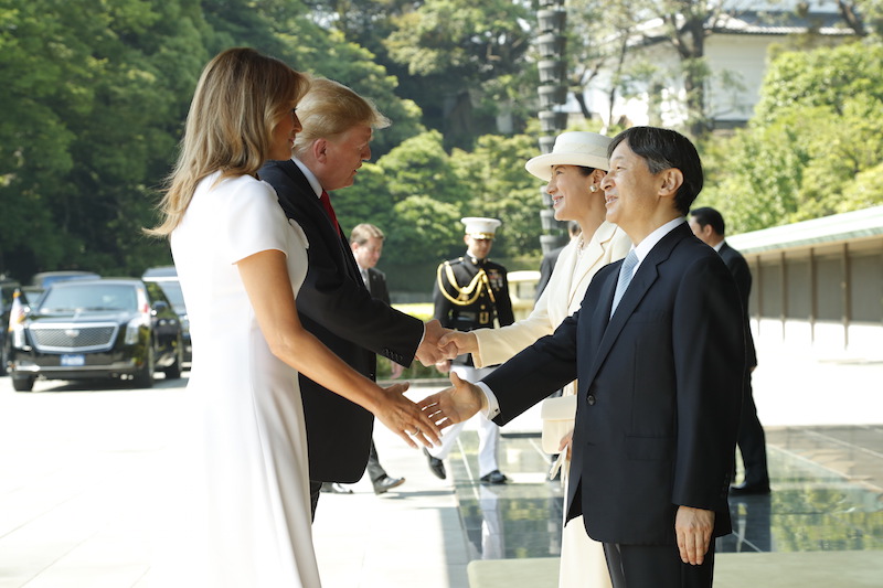 白をセレクトすることで表情も一層明るく（2019年5月27日、Ph／JMPA）