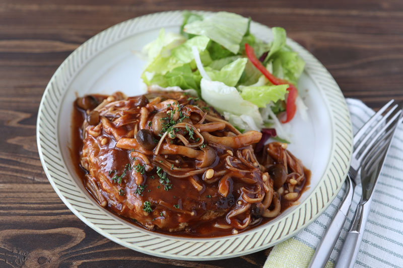 「ふんわり豆腐ハンバーグ」