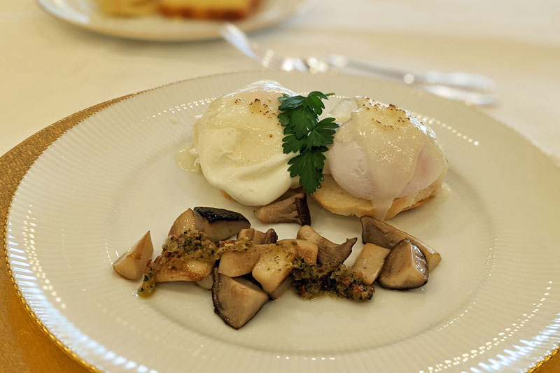 モネの作品を鑑賞したあとに食する「モネの愛した朝食」は格別（倉敷国際ホテル）