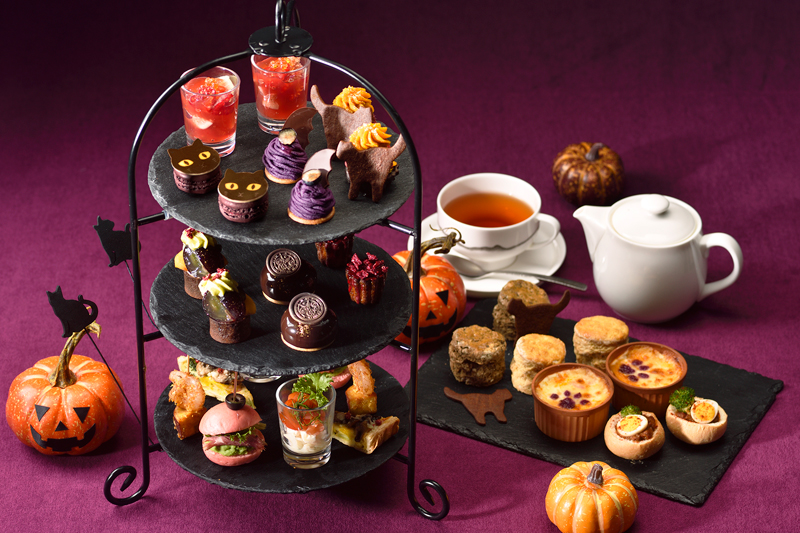 10月限定ハロウィーン仕様の『Autumn Afternoon Tea ～Chat Noir～』