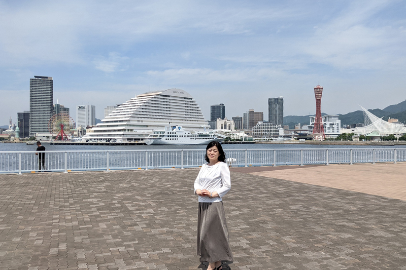 交通機関の整う都市部は安心（写真は神戸市）